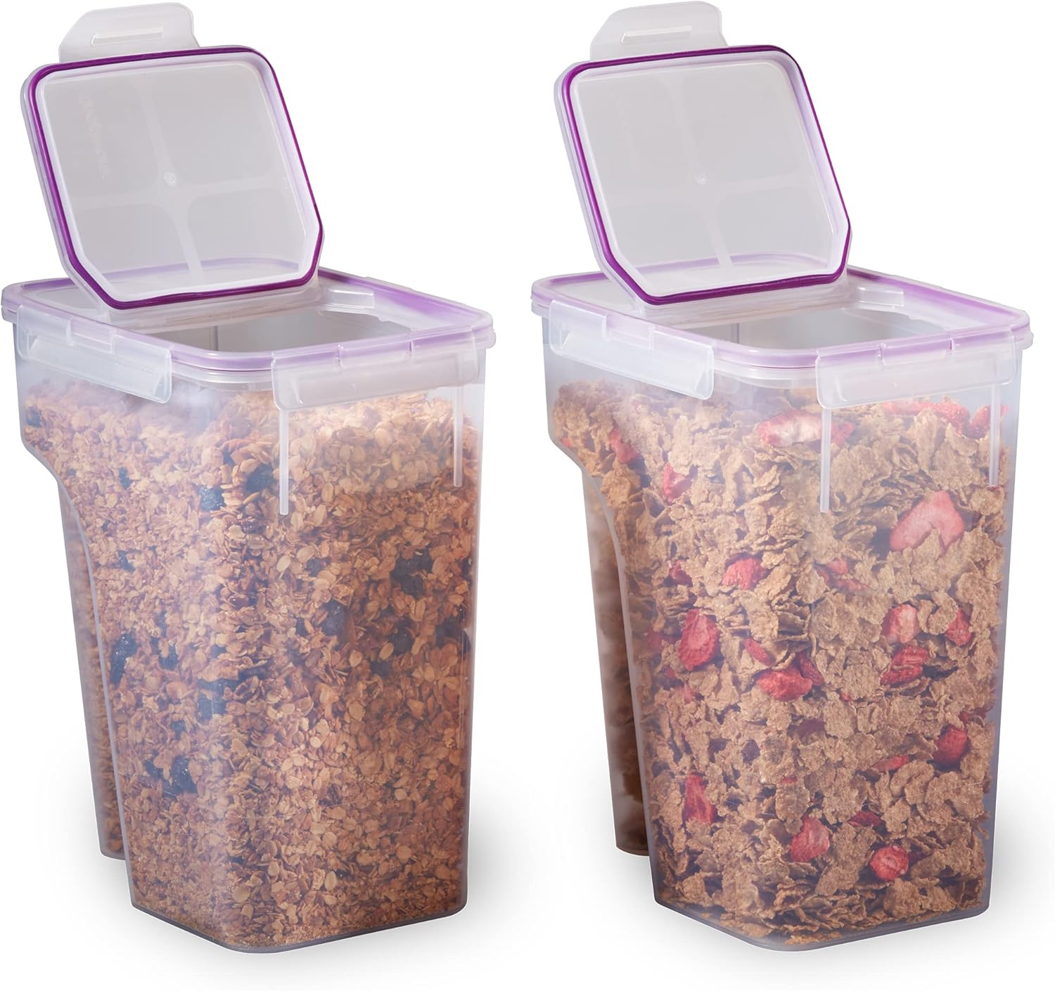 Airtight Cereal Dispenser, 2-Pack (22.8 Cups Each)